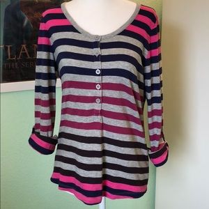 Boden Striped Long Sleeve Shirt Size S